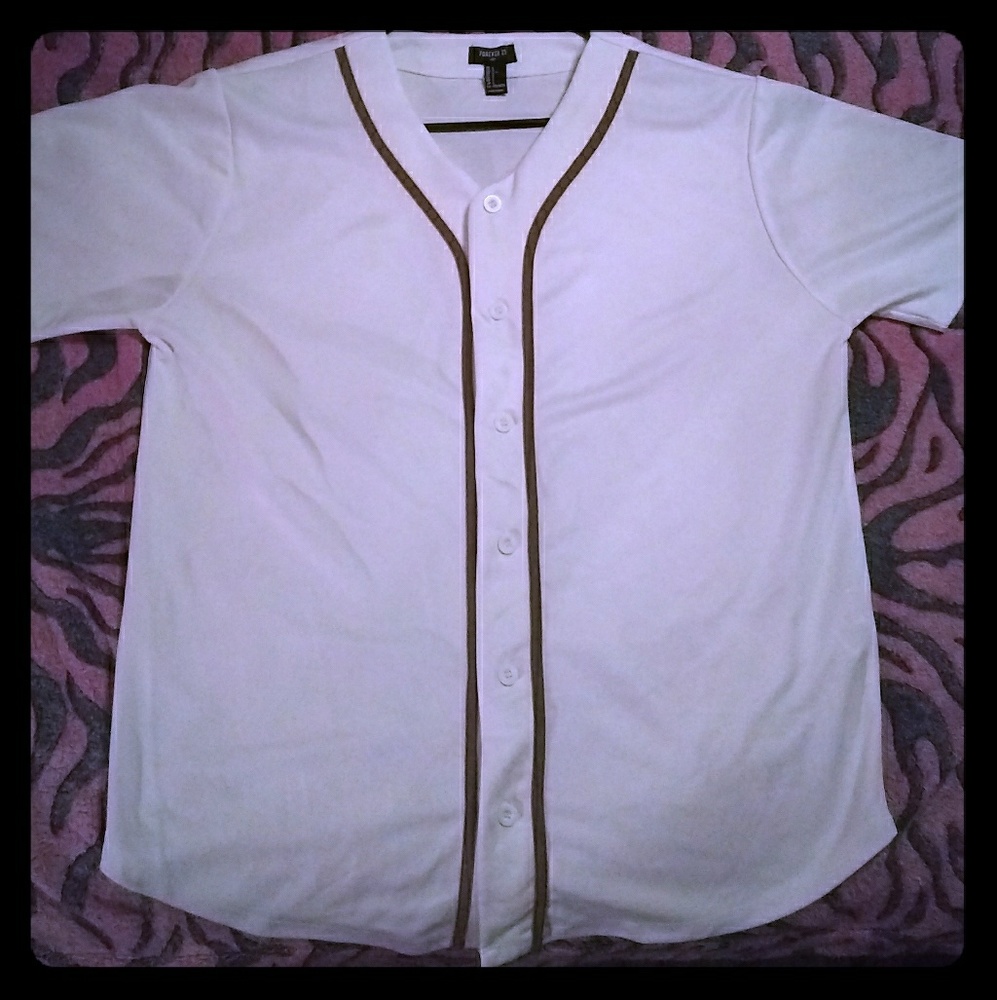 White Forever 21 mens jersey